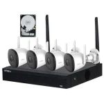 ⁦مجموعة كاميرات لاسلكية - 4 كاميرات 2 ميجابكسل و جهاز تسجيل و هاردسك 1 تيرا و أربع محولات WiFi IMOU⁩ - الصورة ⁦2⁩
