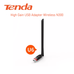 ⁦لاقط وموزع شبكة الواي فاي U6 300Mbps USB⁩ - الصورة ⁦5⁩
